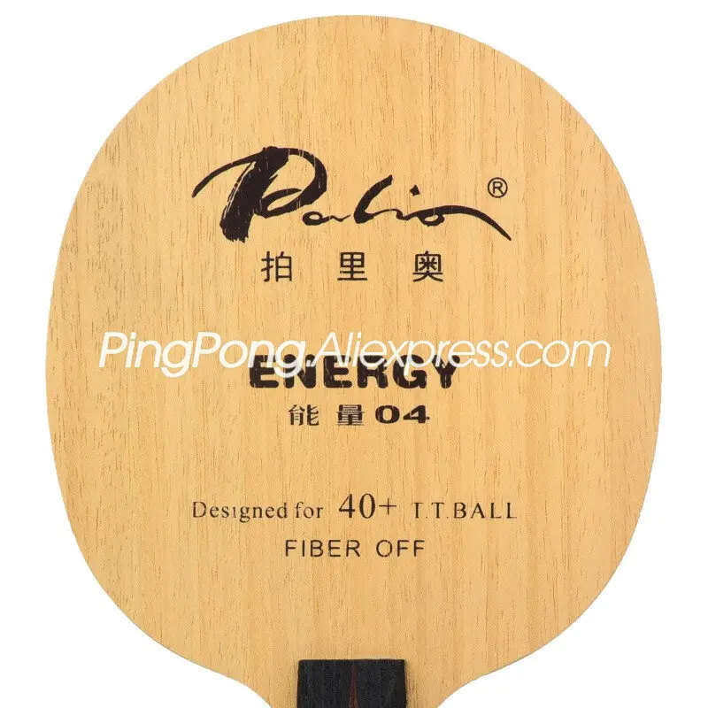 Оригинальная ракетка для настольного тенниса PALIO ENERGY 04 с лезвием, углеродная наступательная энергия-04, скорость вращения, лопатка для пинг-понга Изображение 3