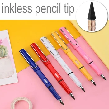 12 шт бескрасочных наконечников для карандашей, сменных наконечников для карандашей Everlasting для многоразового использования Everlasting Pencil
