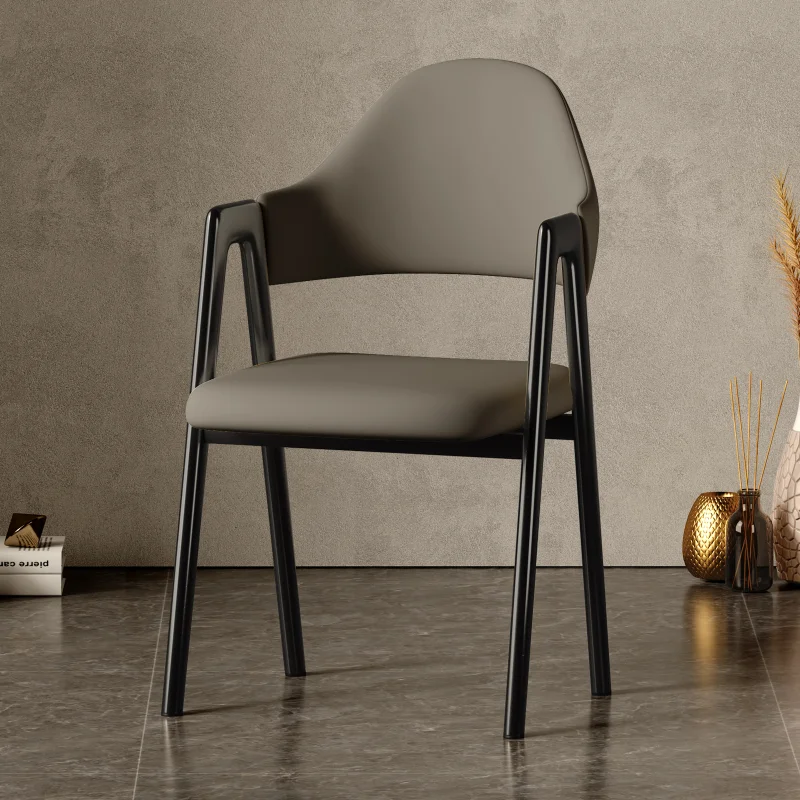 кухонные подлокотники, обеденные стулья, офисные эргономичные роскошные обеденные стулья в скандинавском стиле, современная мебель для гостиной sillas comedor для дома SR50DC Изображение 0