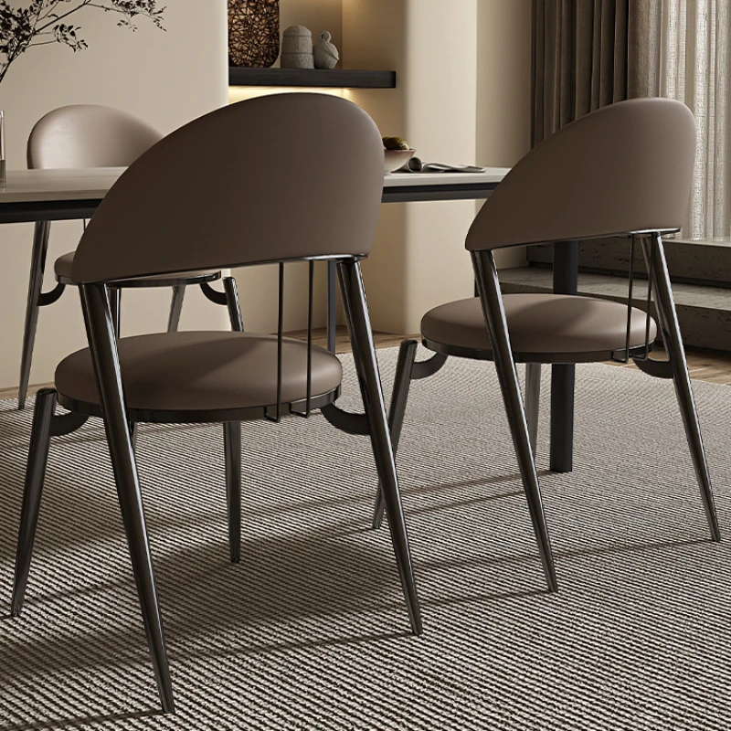 Кухонные обеденные стулья Nordic Представлены Роскошной кухней Обеденные стулья на открытом воздухе Современная мебель для дома Silla Comedor SR50DC Изображение 3