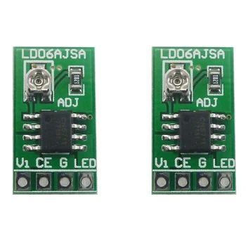 2 светодиодных драйвера постоянного тока 3,3 В 3,7 В 5 В постоянного тока 30-1500МА, модуль с регулируемым током, плата управления PWM для USB 18650 Li-Ion