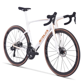 2023 Дорожный Велосипед Carbon Racing Bike Экстремальный Аэродинамический Дорожный Велосипед из Углеродного Волокна с 24 Наборами Скоростей SHIMANO R7170/ R8170 DI2