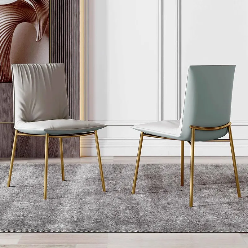 Роскошные обеденные стулья, современные табуреты для отдыха, рестораны, простые креативные обеденные стулья, кухонные стулья в скандинавском стиле, мебель для гостиной Изображение 4