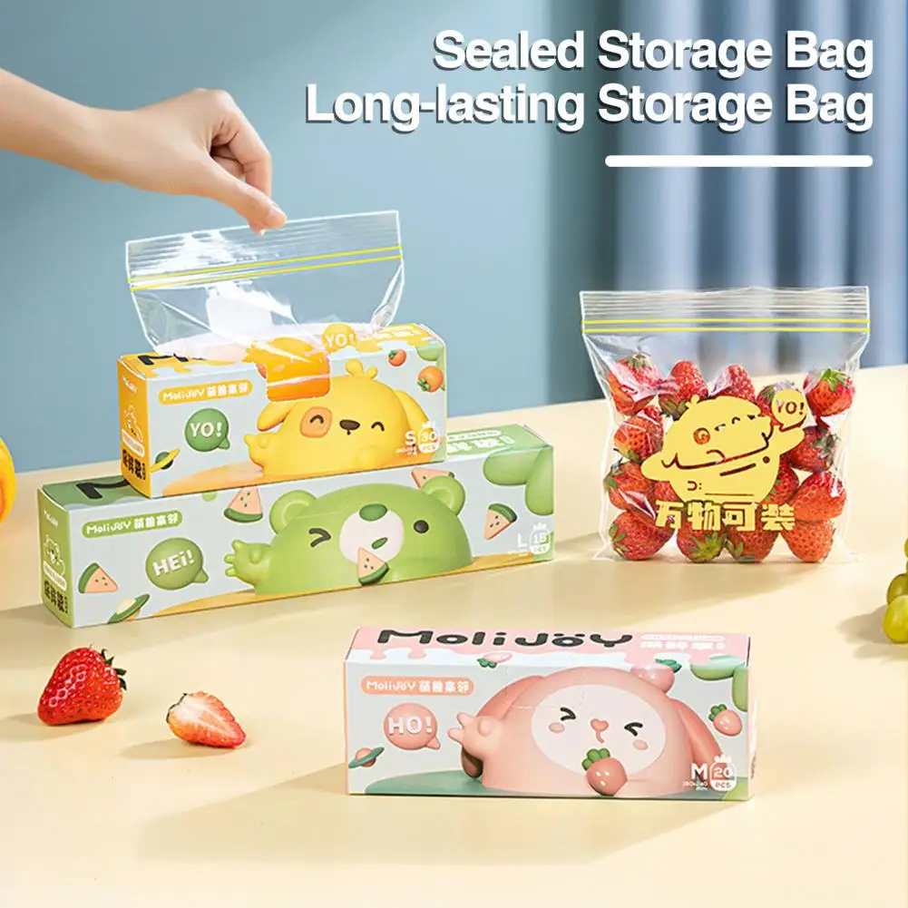 Долговечная герметичная сумка, эффективные кухонные пакеты для хранения овощей и фруктов, герметичные, долговечные, организованные Изображение 1