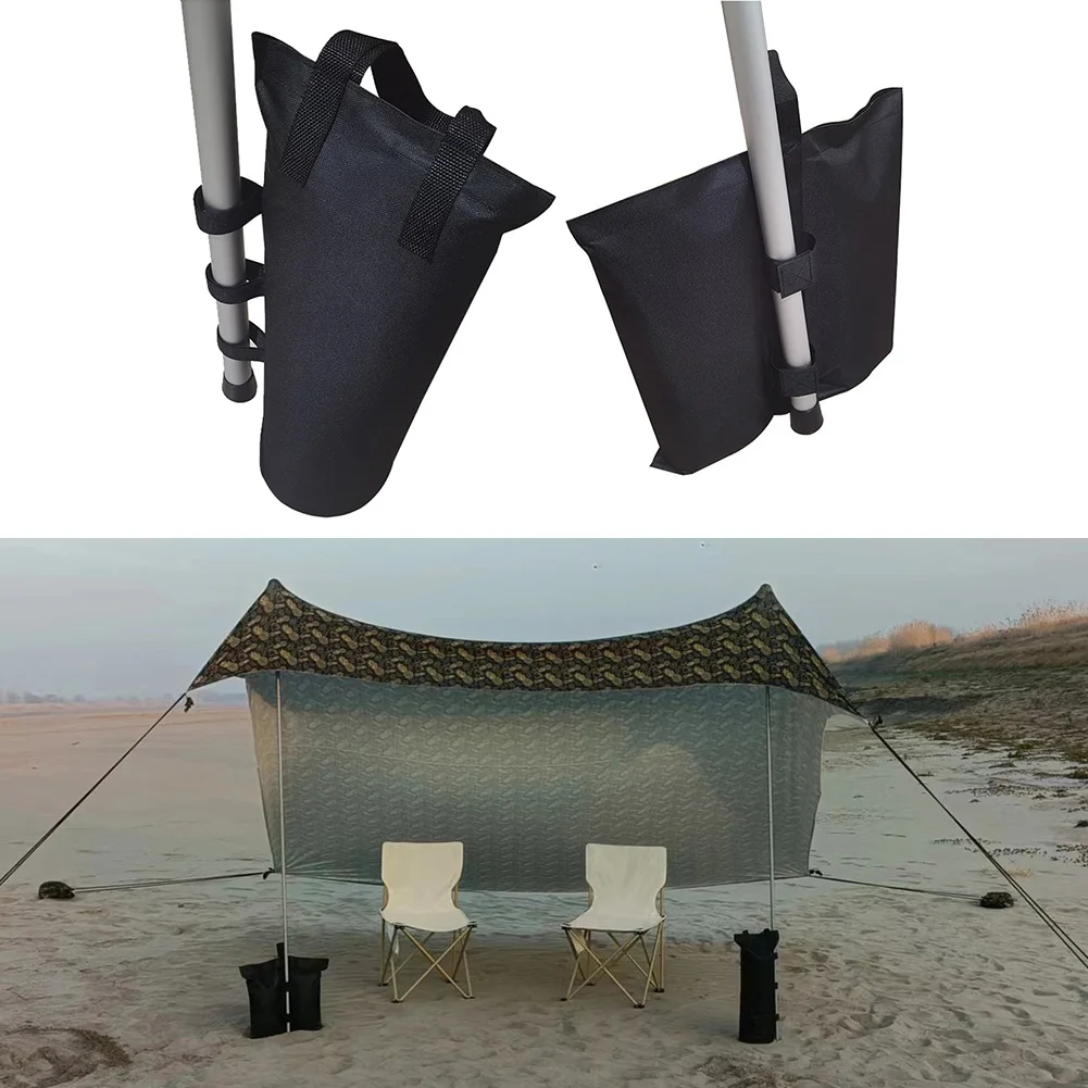 Уличная палатка с фиксированным мешком с песком Оксфордский мешок с песком для кемпинга Пляжный Зонт Навес Тент Походная Палатка Аксессуары для путешествий Изображение 5
