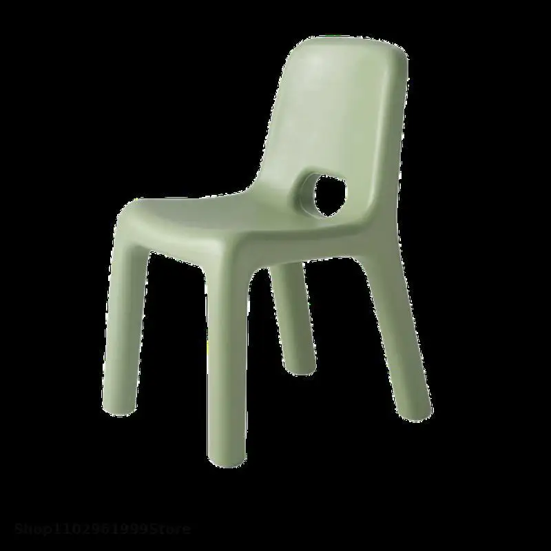 Молодежный письменный стол Пластиковый Обеденный стул Для отдыха на открытом воздухе, обеденный стул для гостиной, эргономичная Детская современная мебель для детей YY50DC Изображение 5