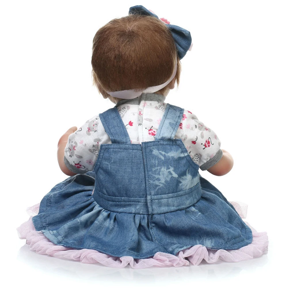 Реквизит для новорожденных, кукла-имитатор с голубыми глазами, реалистичные куклы-Реборн, игрушки для подарков Изображение 2