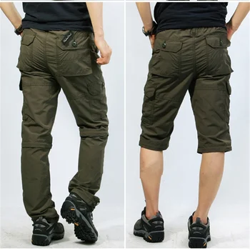 ICPANS Повседневные брюки Свободные быстросохнущие Мужские карго цвета Хаки, Водонепроницаемые Летние Армейские Зеленые Тактические мужские брюки в стиле милитари