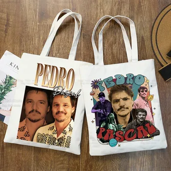 Pedro Pascal Винтажная холщовая сумка Daddy's Girl через плечо, сумки, Эко-сумка для покупок многоразового использования, винтажные модные сумки Ulzzang