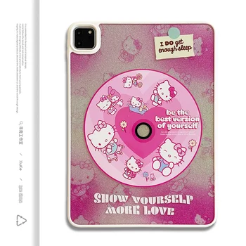 Sanrio Hello Kitty Для iPad Case 10.2 iPad Air 9-го 8-го 10-го Поколения 5 4 10.9 Для iPad Pro 11 2021 Mini 4 5 6 Акриловый чехол