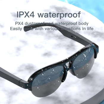 TWSF08 Bluetooth солнцезащитные очки, гарнитура, микрофон, защита от синего света, умные солнцезащитные очки, солнцезащитный крем, стерео HD звонок, УФ-подвесное ухо