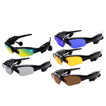 Беспроводные спортивные солнцезащитные очки Bluetooth 4.2, Поляризованные очки, защита от лучей, музыкальная гарнитура, наушники для мужчин, громкая связь