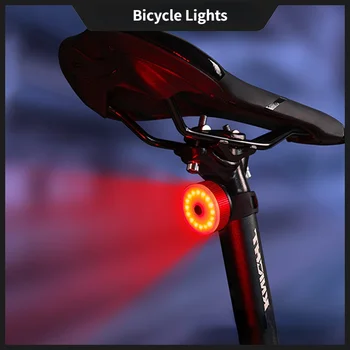 Велосипедный Водонепроницаемый Задний Фонарь USB Night Rdding Сигнальная Лампа Велосипедный Задний Фонарь Рюкзак Шлем Безопасное Оборудование Аксессуары Для Заднего фонаря