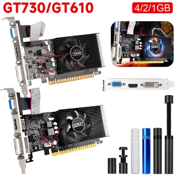 Видеокарта GT730 4 ГБ DDR3 с HDMI-Совместимым Портом VGA DVI PCI-E2.0 16X Видеокарта GTX 1660Ti Видеокарта с Охлаждающим Вентилятором