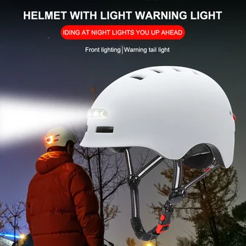 Горный велосипед, умный шлем, Световое предупреждение, Дорожный велосипед, безопасный шлем, Мотоцикл, Скутер