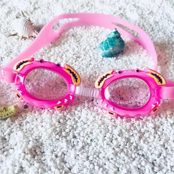 Детские Плавательные очки Профессиональные Эластичные Мультяшные очки Силиконовые Водонепроницаемые Очки для дайвинга для девочек