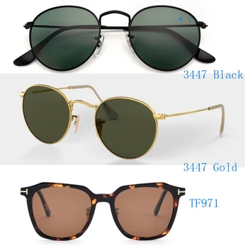 Дизайн бренда Tom TF971 Классические Квадратные поляризованные Солнцезащитные очки Мужские Солнцезащитные очки в высококачественной ацетатной оправе Женские Уличные очки для вождения