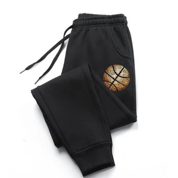 Забавный баскетбольный подарок с леопардовым принтом, крутые спортивные штаны для любителей лучшей команды, мужские брюки с принтом, мужские хлопковые брюки для мужчин, мужские брюки