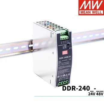 Источник питания направляющей MEAN WELL DDR-240B/240C/240D 240 Вт постоянного тока 24 В/48 В 110 В оборот