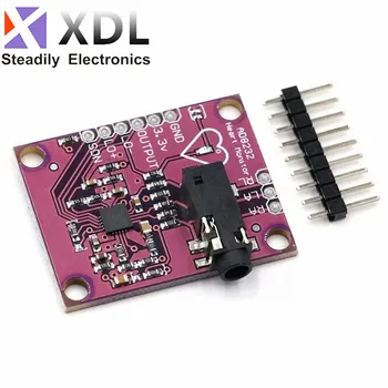 Модуль AD8232 Монитор сердечного ритма ЭКГ Модуль платы разработки для Arduino Совместимый DIY Kit Модуль электронной печатной платы