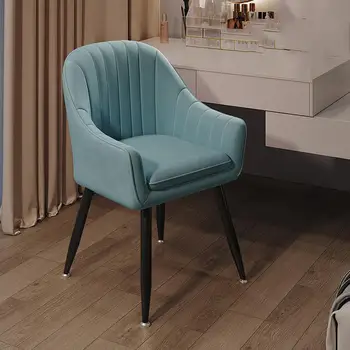 Обеденные стулья для скандинавской квартиры, защита пола, стулья для парикмахера, для макияжа, для отдыха, Однотонные Прозрачные аксессуары для салона, товары для помещений