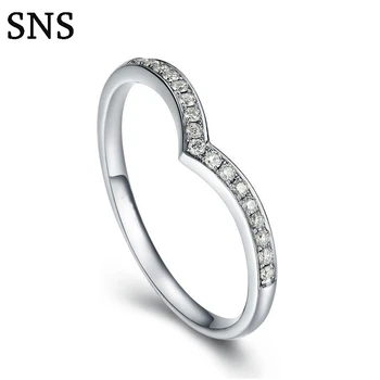 Обручальное кольцо с крошечным бриллиантом весом 0,07 карата и 1,0 мм, соответствующее обручальному кольцу из белого золота 14 карат, изогнутое кольцо для женщин