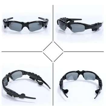 Очки Беспроводные наушники, совместимые с Bluetooth стереонаушники с шумоподавлением, музыкальные наушники с микрофоном, Поляризованные солнцезащитные очки
