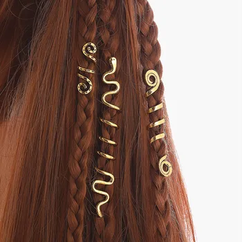 Ретро-этнографическая спиральная шпилька с ирландскими аксессуарами для волос