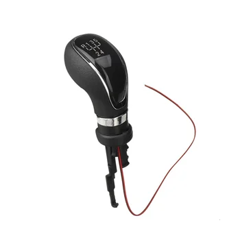 Ручка переключения передач с 5 скоростями, Кожаная ручка рычага переключения передач со светодиодной подсветкой для Buick Excelle GT/XT OPEL ASTRA 09-14