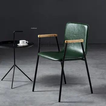 современная кухонная мебель, обеденные стулья для минималистичного промышленного ветра, обеденный стул со спинкой, обеденный стул для домашнего отдыха