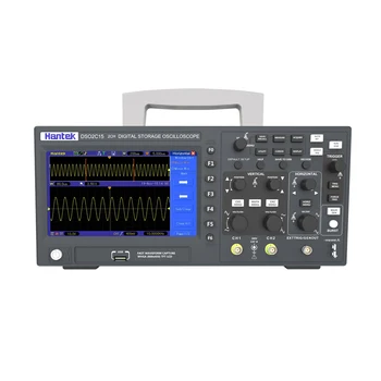 Цифровой Осциллограф 2 Канала 100 МГц/150 МГц Накопитель Osciloscopio Частота дискретизации 1GSa/s DSO2D10 2D15 Портативный Осциллограф