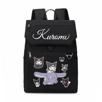 Школьный рюкзак Kuromi Monster Girl Мягкая девушка Милый Темный Ветер Harajuku Черный сладкий рюкзак Kuromi Красивая мода